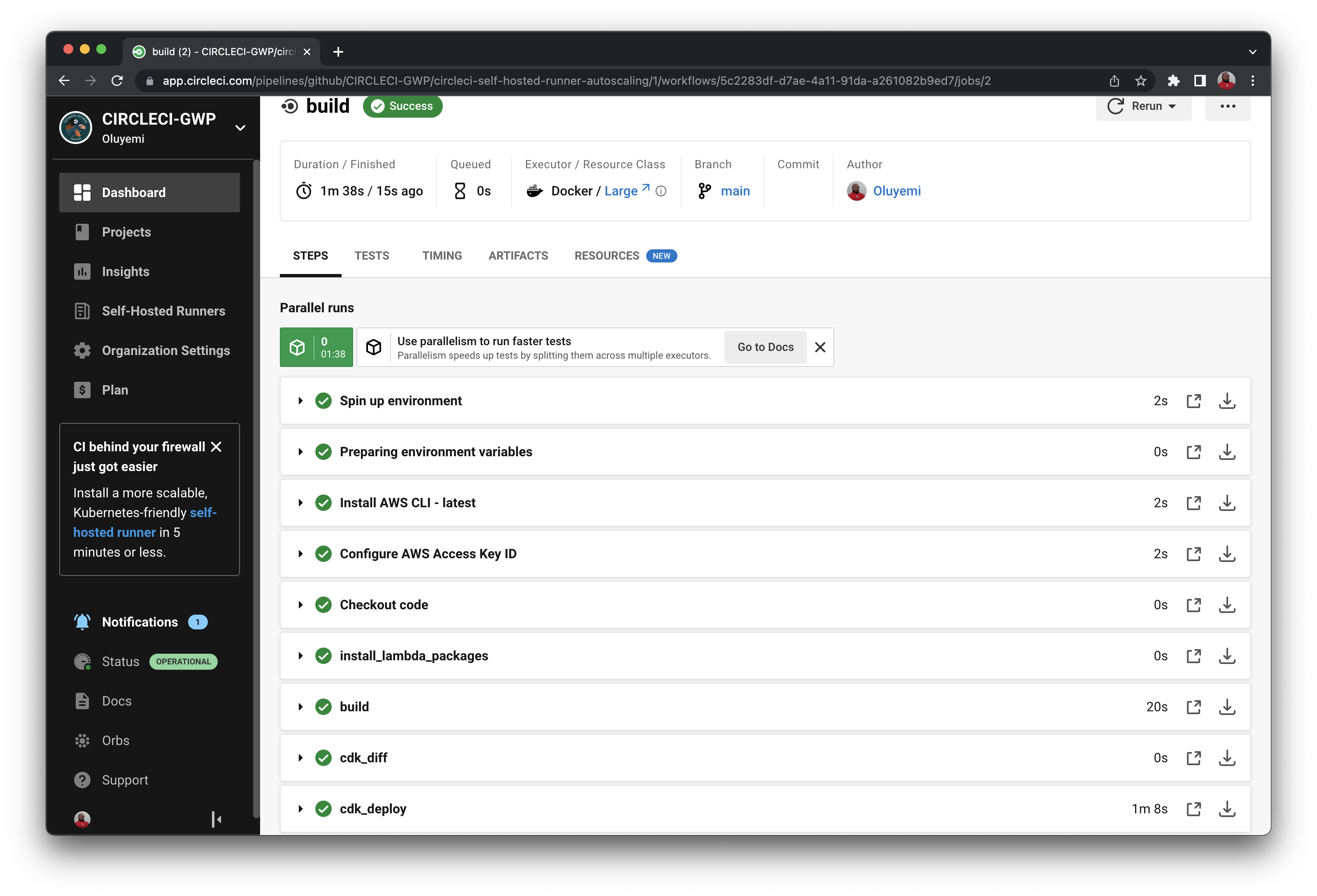 Deploy Autoscaling Self-hosted Runners Using AWS CDK | CircleCI