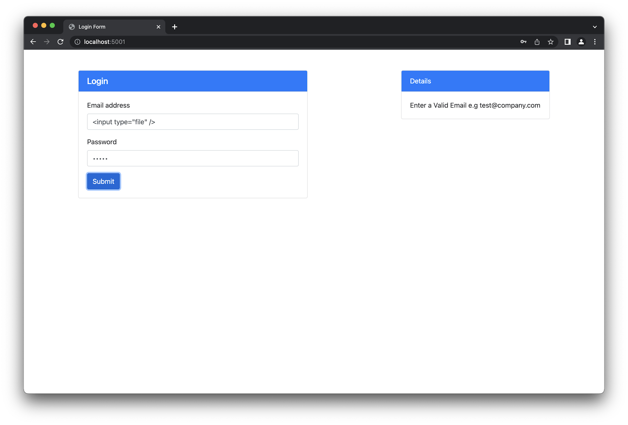 Successful manual test - demo app
