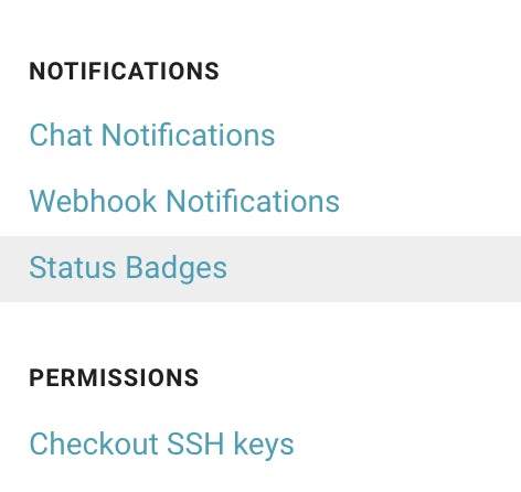 Status badges