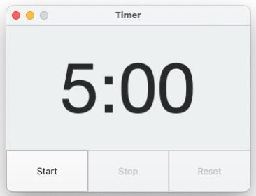 作成したタイマーアプリ