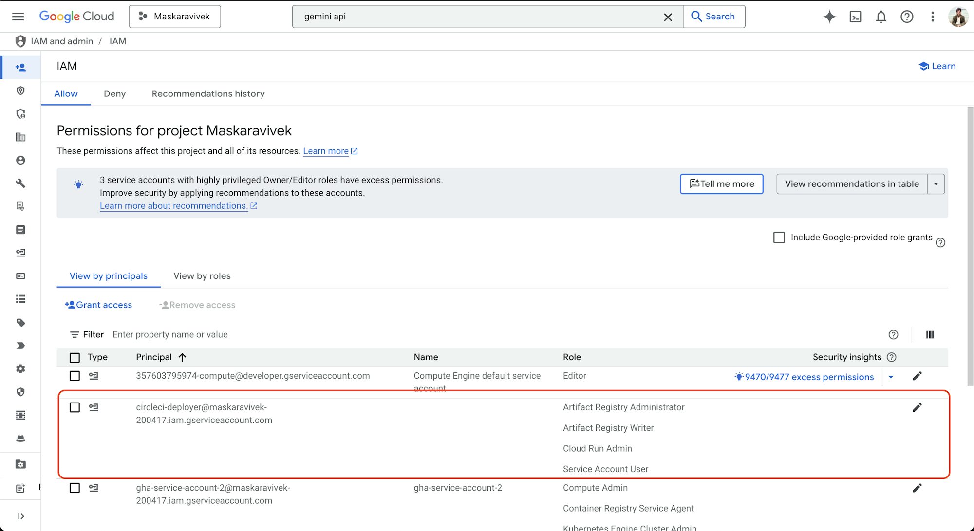 Google Cloud Console