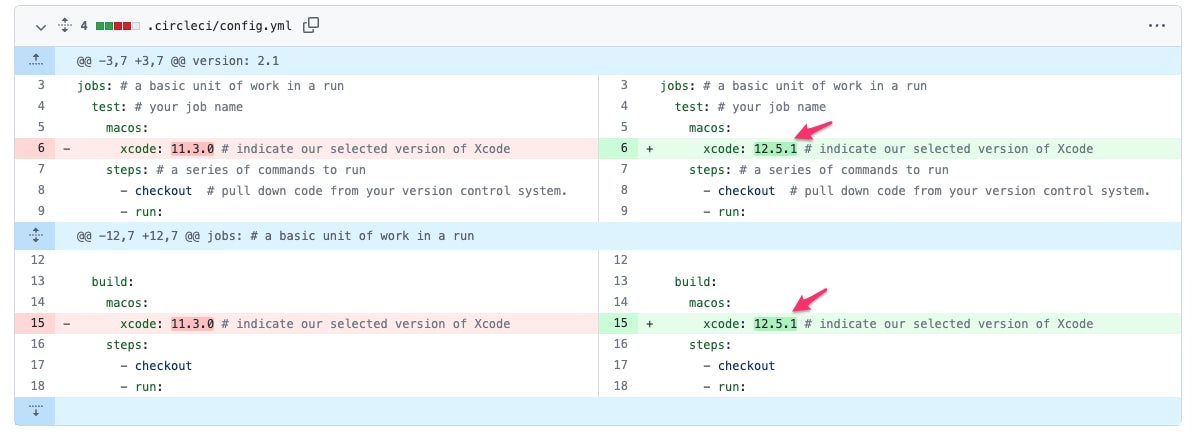 Xcodeのバージョンの指定