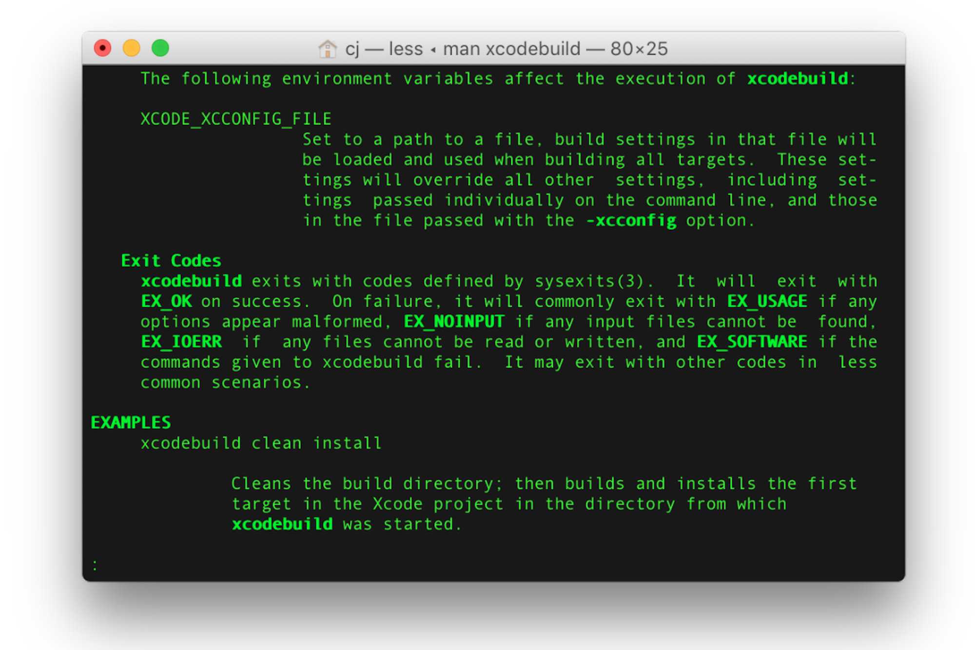 xcodebuild の終了コード 65: その意味と、iOS および macOS ビルドで 