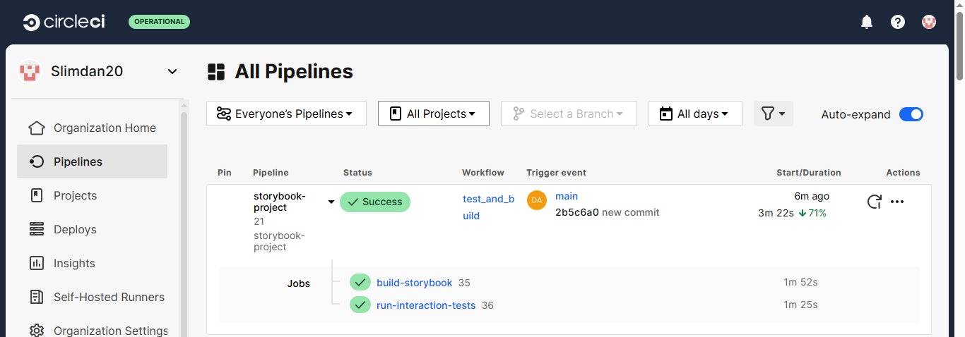 Storybook project success