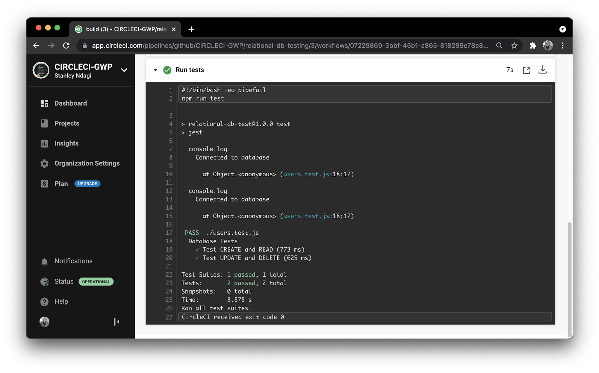 Build Details - CircleCI