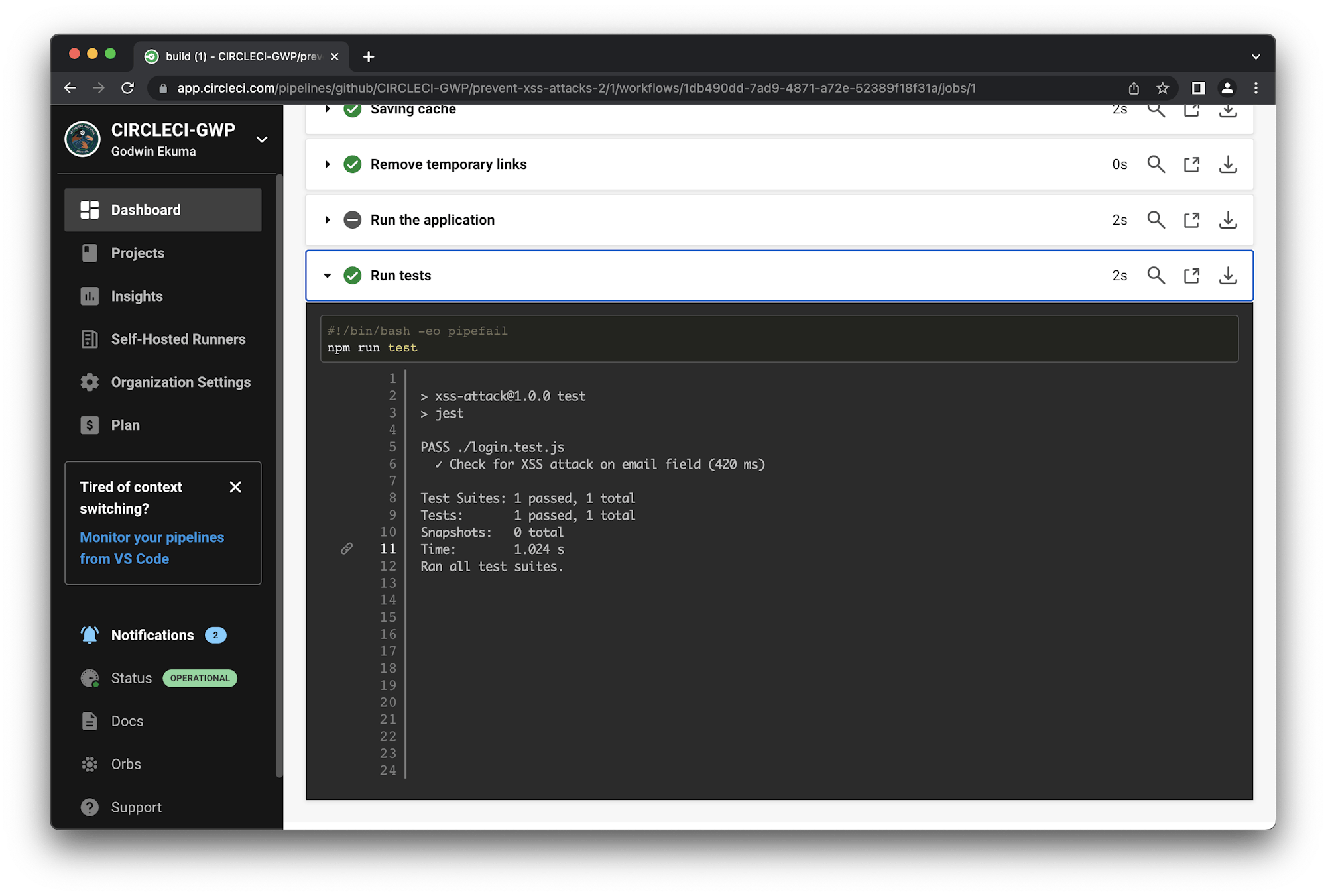 Build Details - CircleCI