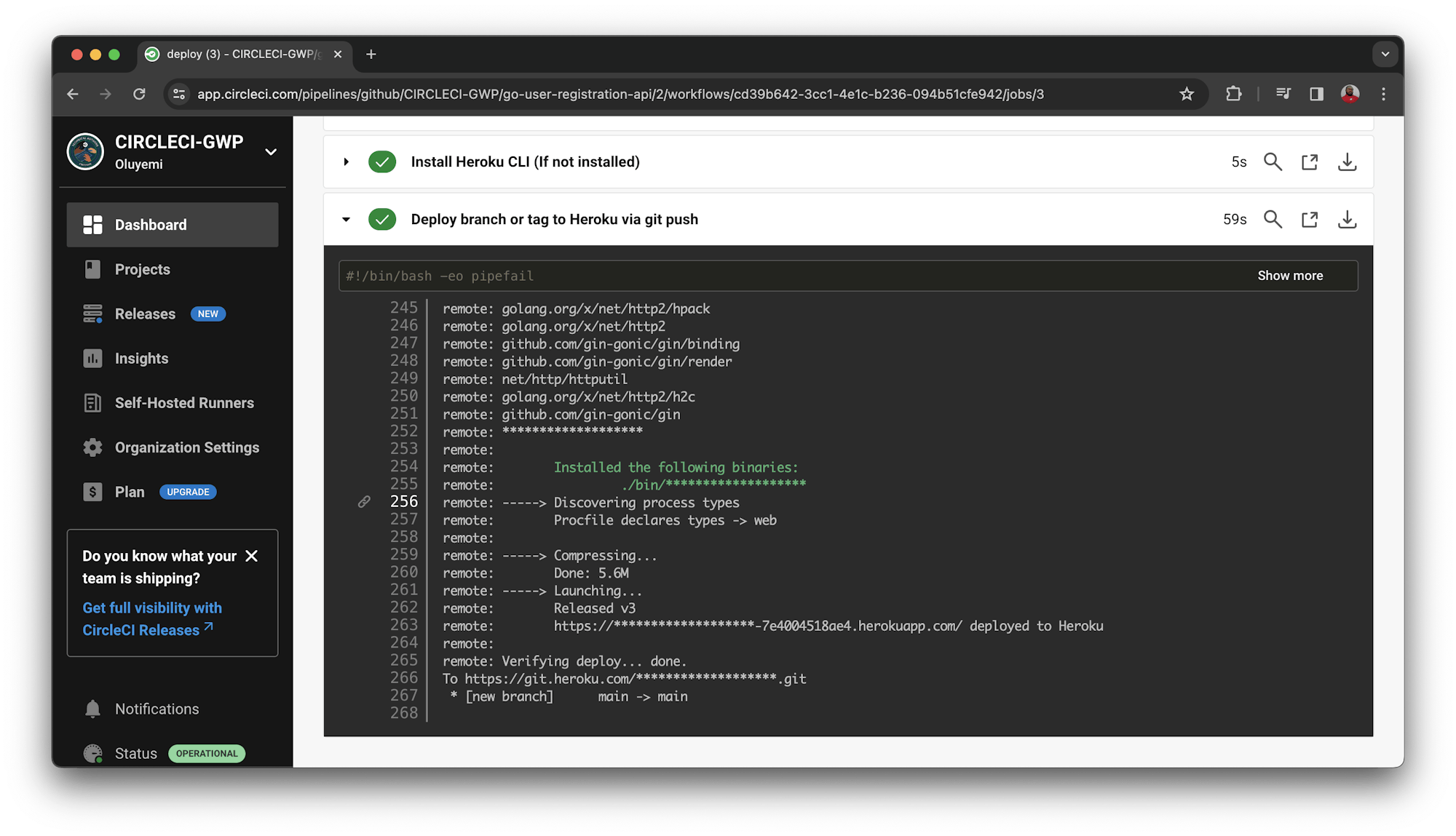 Build details - CircleCI