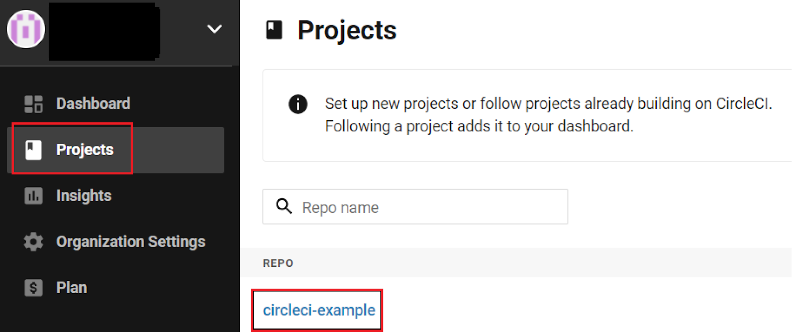 Select repo for automated testing
