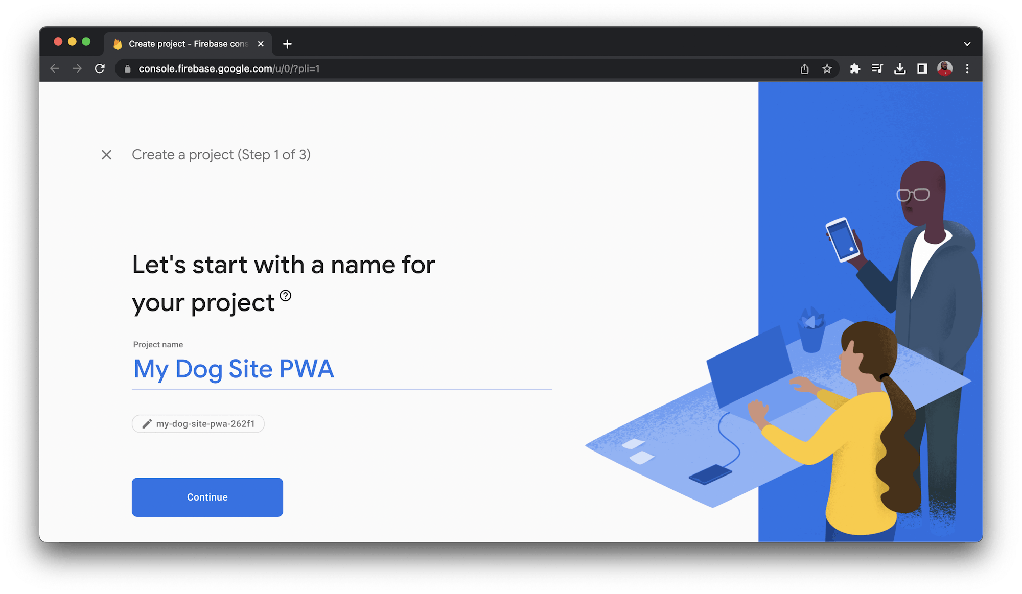 Create Firebase Project