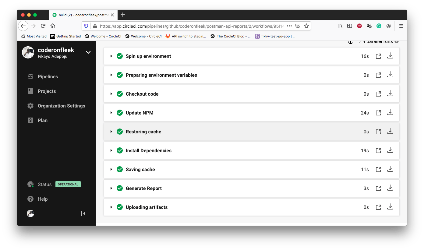 Test Results - CircleCI