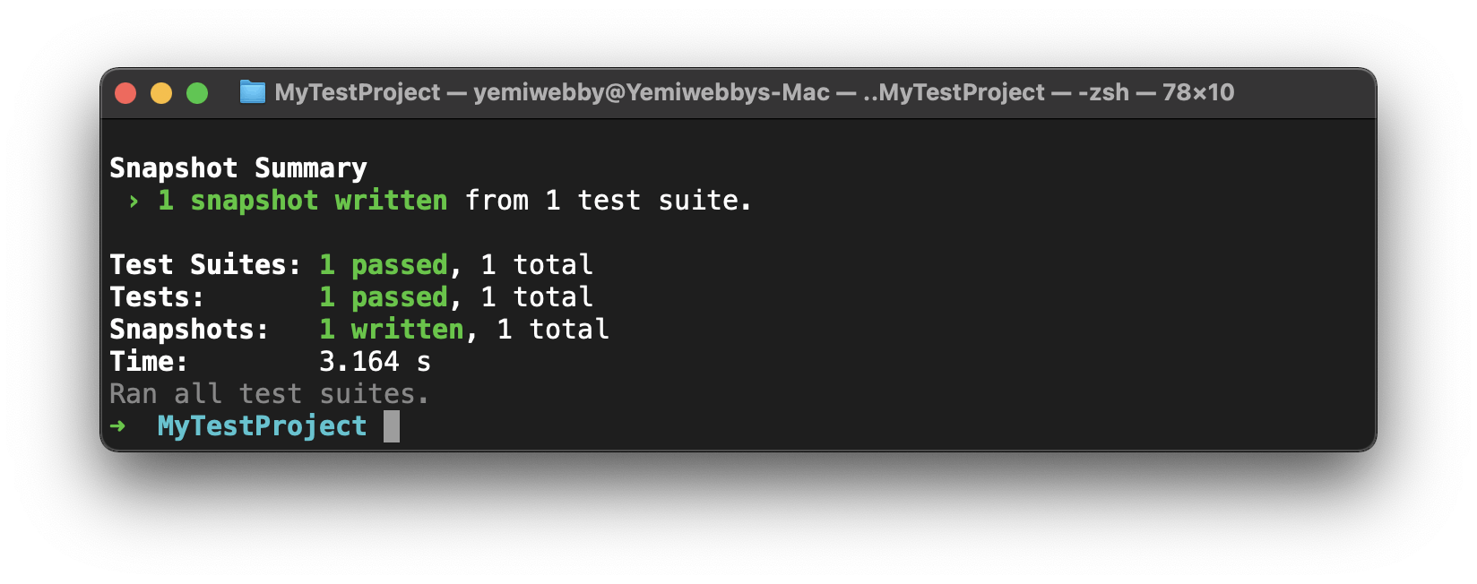 Tests passed - CLI