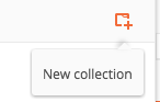 Create collection button - Postman