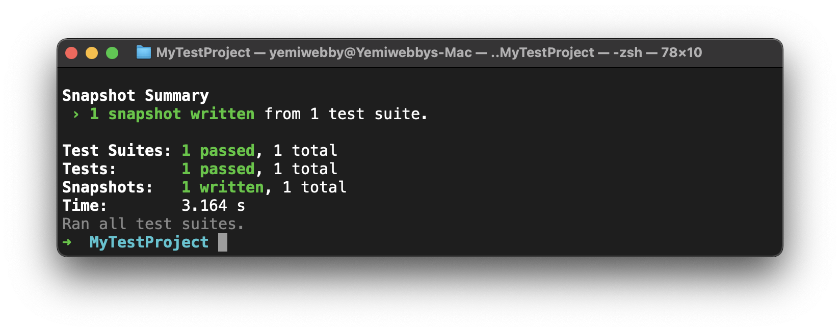 Tests passed - CLI