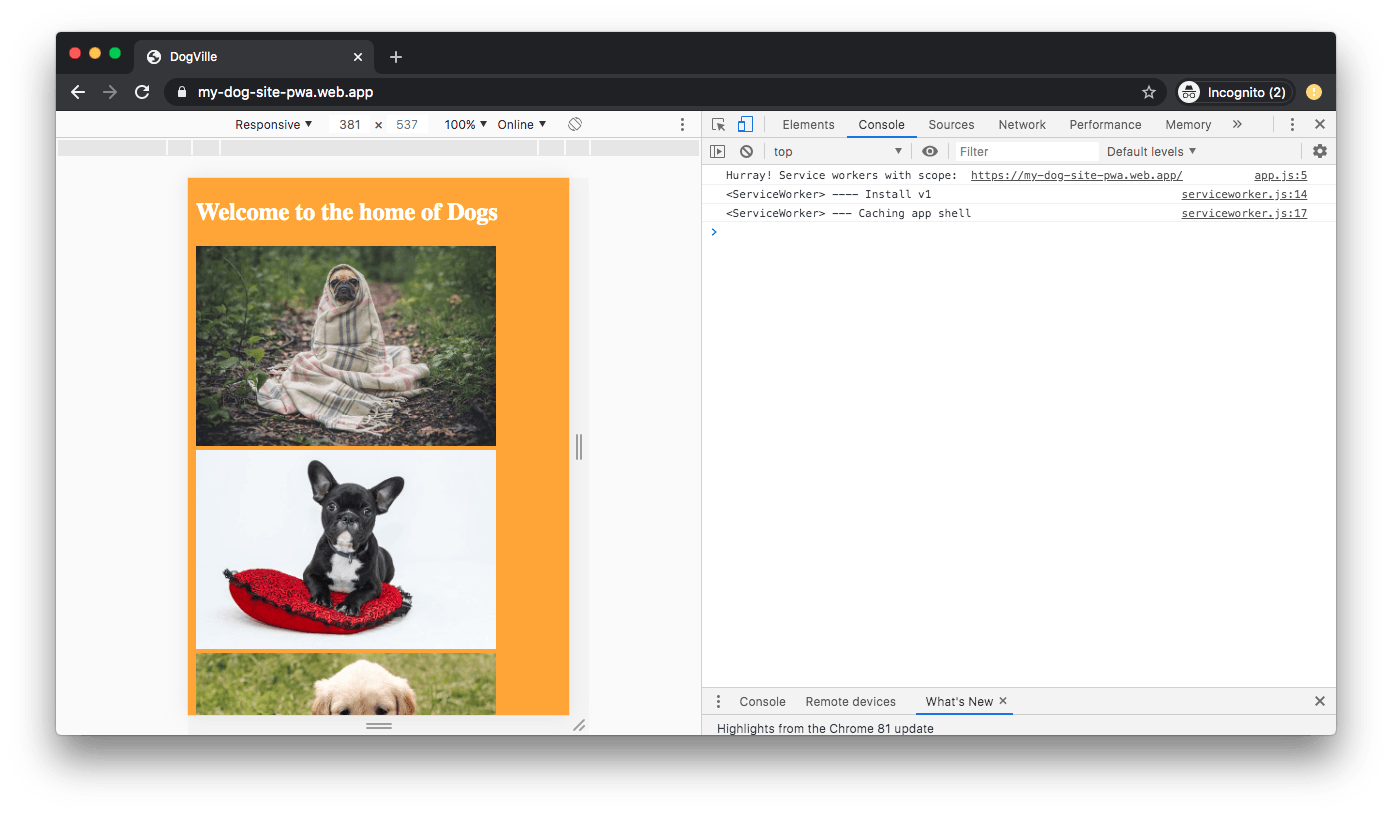 アプリのリリース