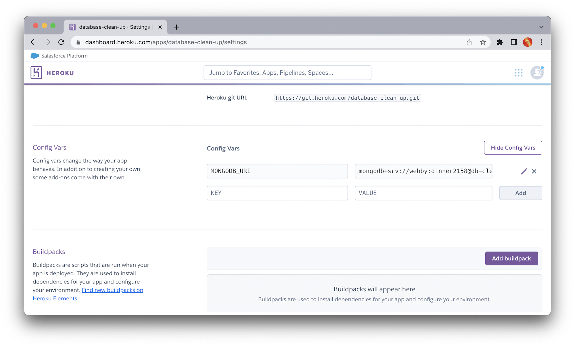 Add configuration file