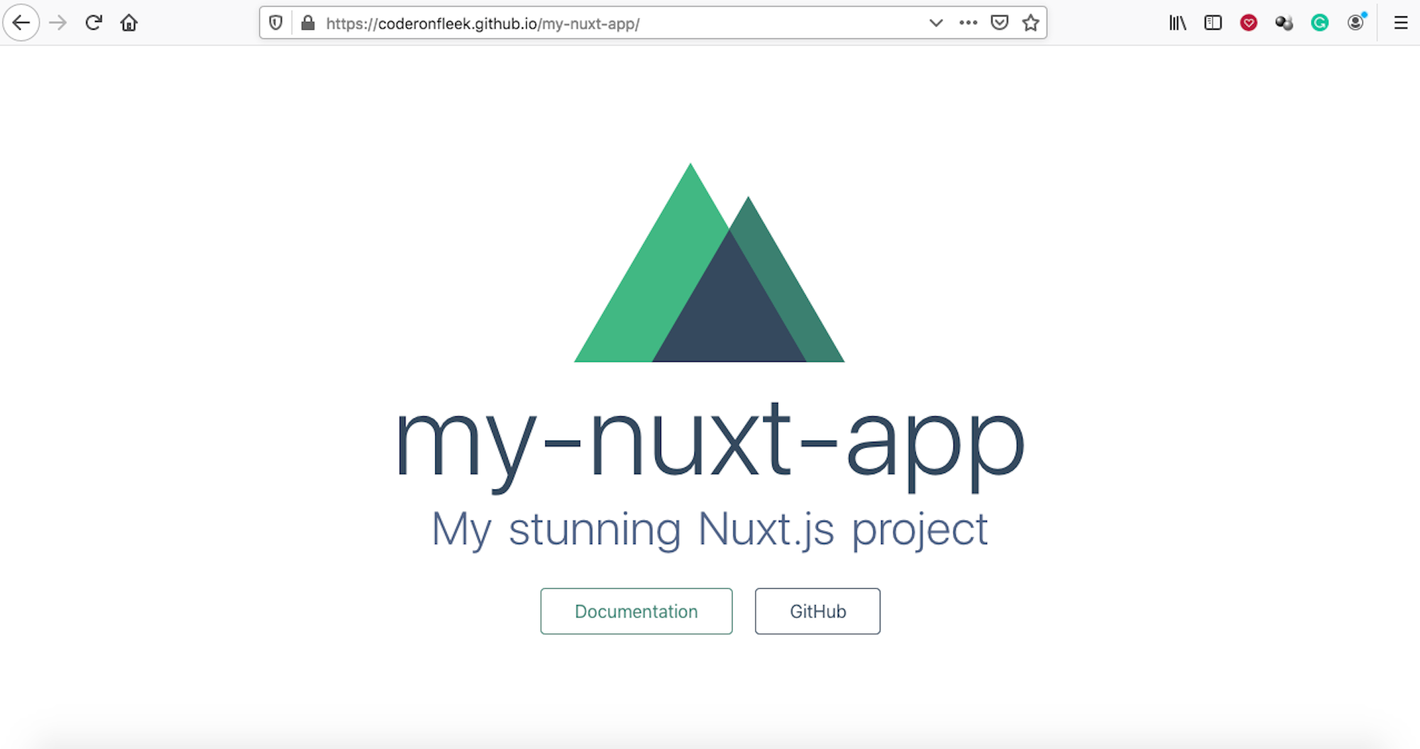 Automate your Nuxt.js app deployment