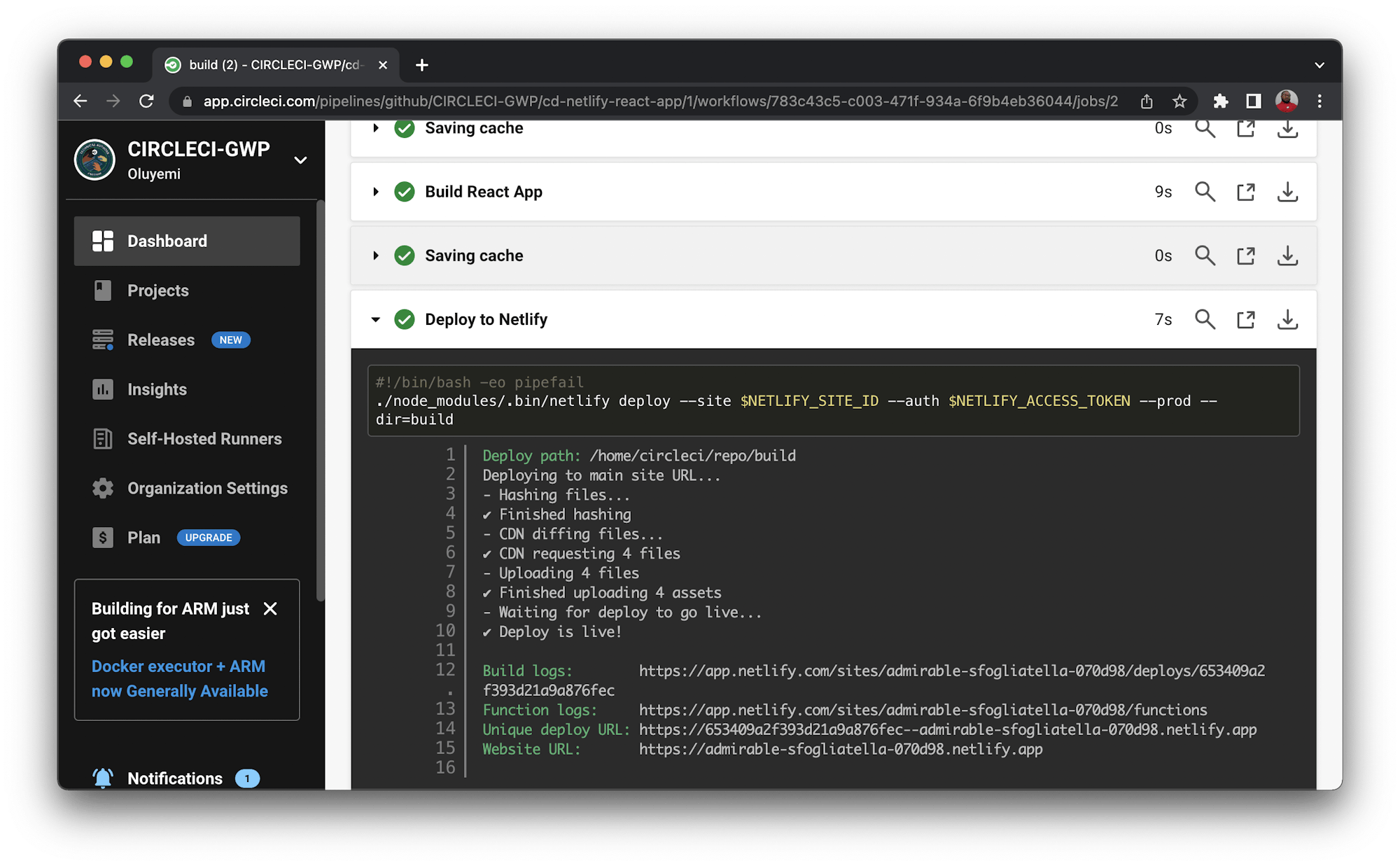 Build details - CircleCI