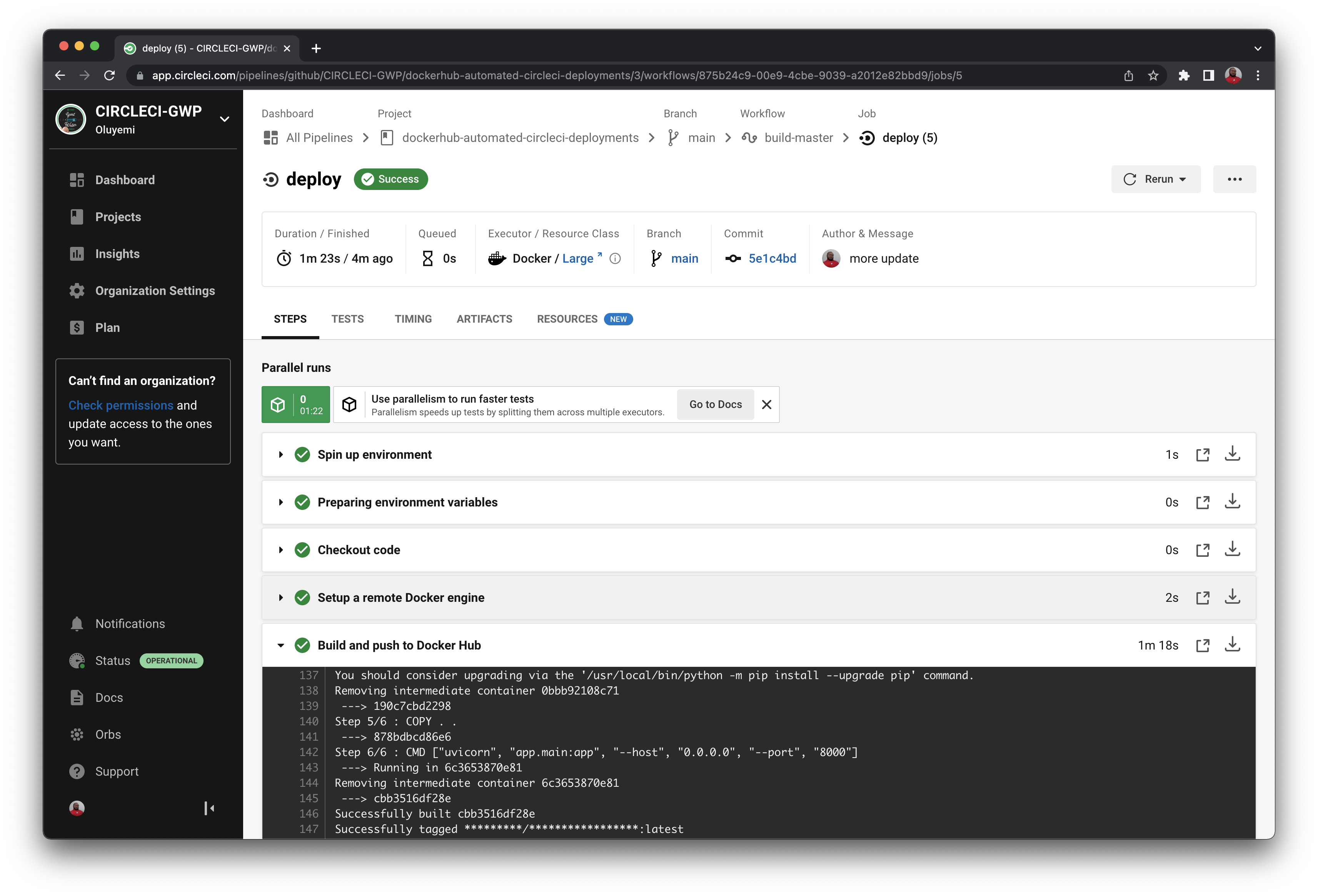 Automating Deployment Of A Dockerized Python App To Docker Hub | CircleCI