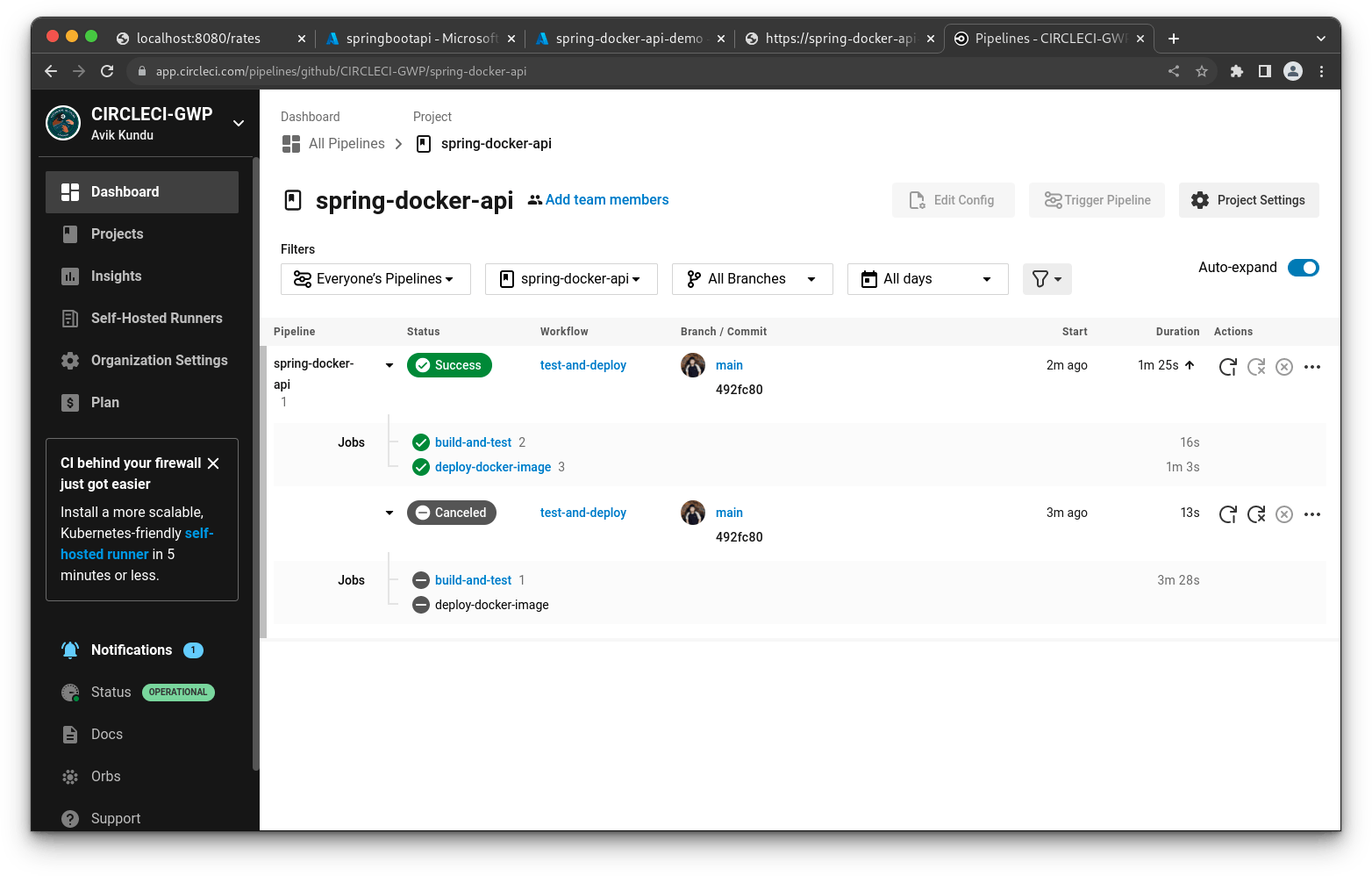 Workflow runs successfully