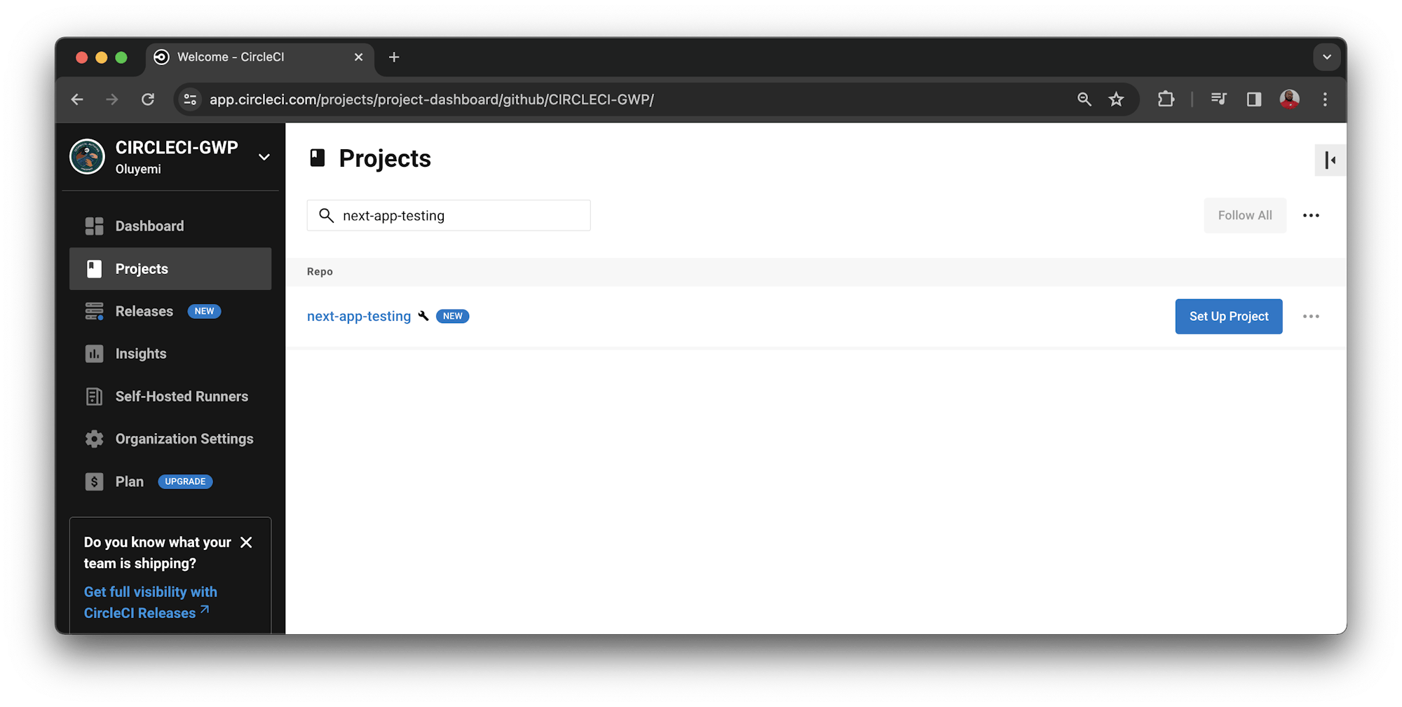 Add project - CircleCI