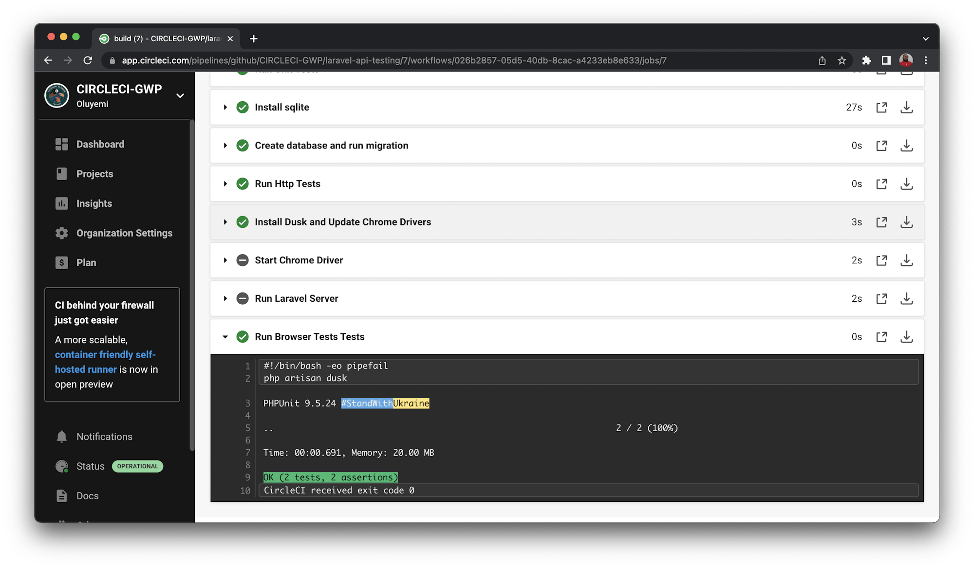 Pipeline successful 3