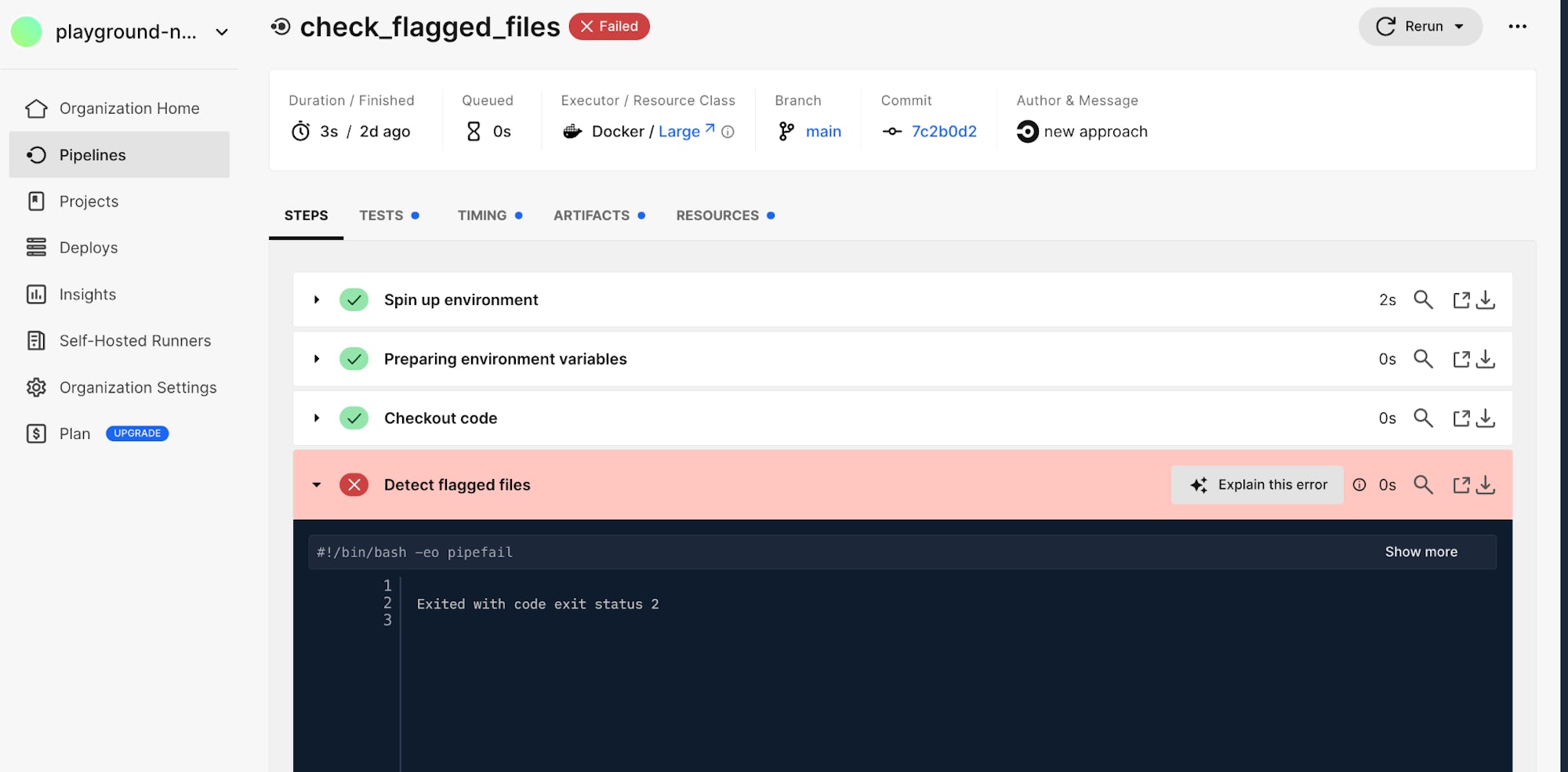 Chatbot app in action