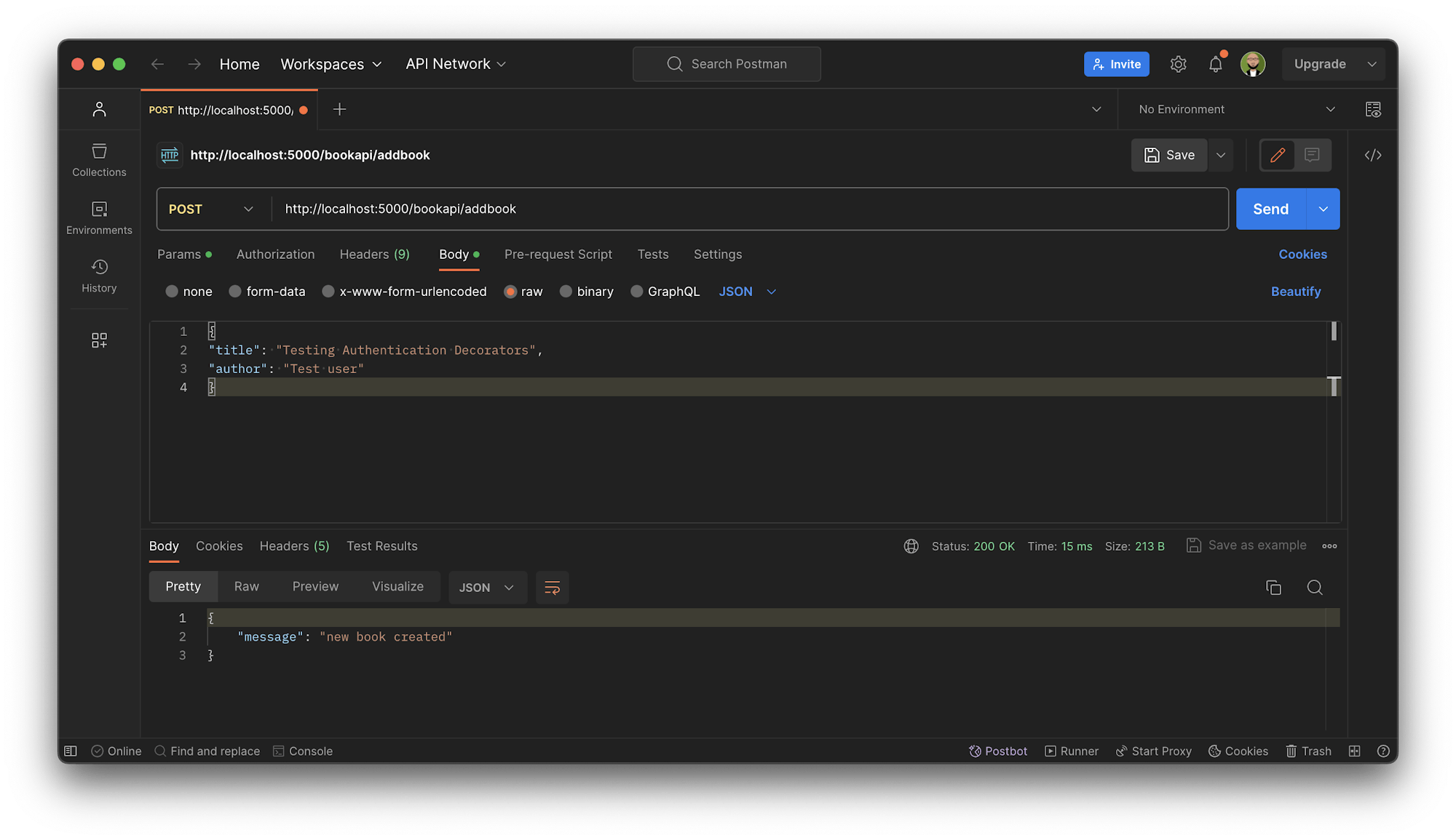 Creating and fetching books